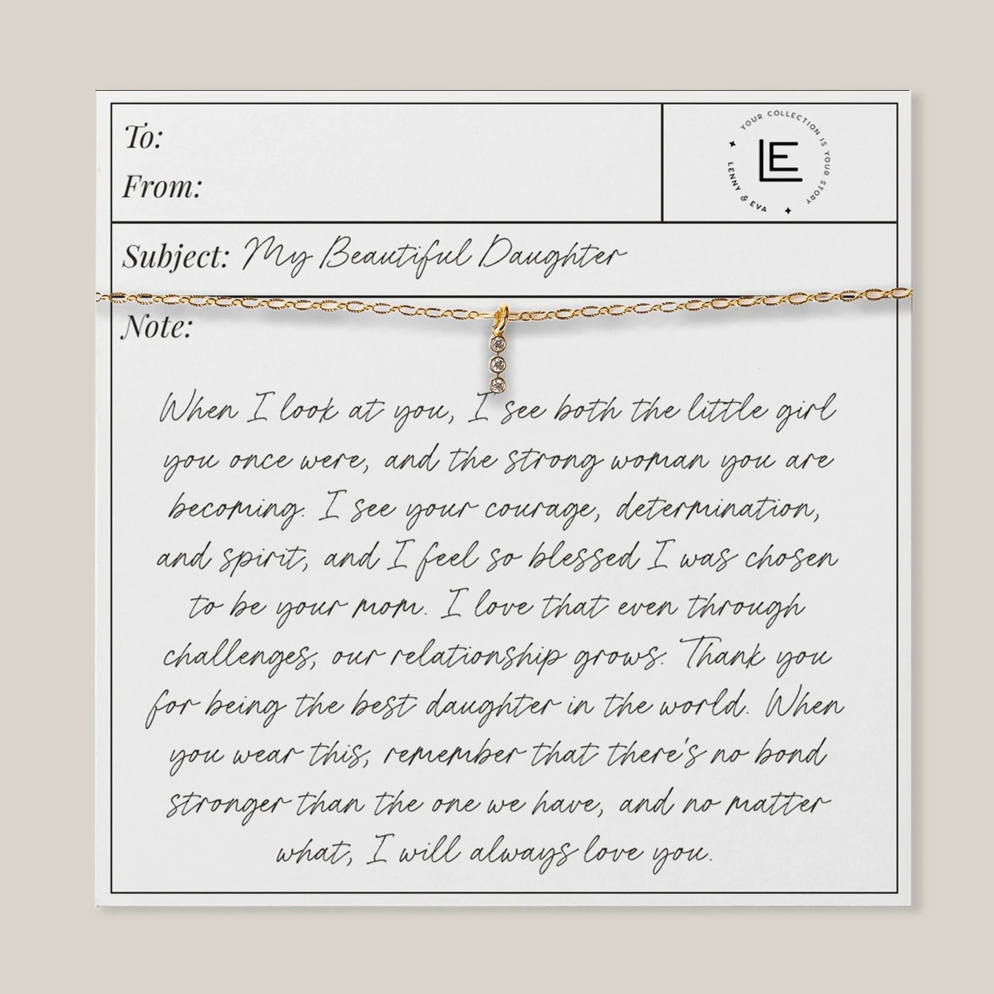 For Her Necklace | Daughter