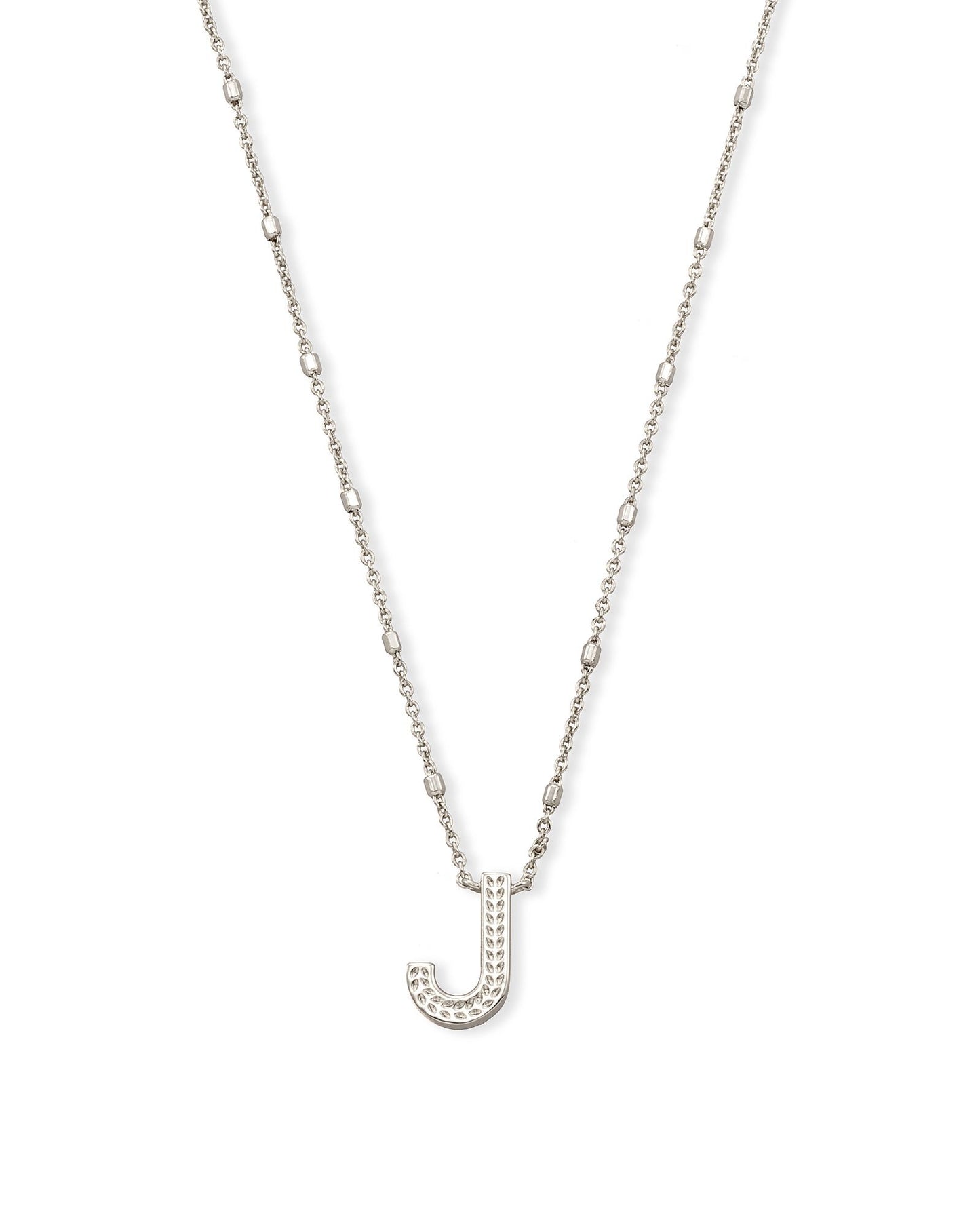 Letter Necklace | Silver