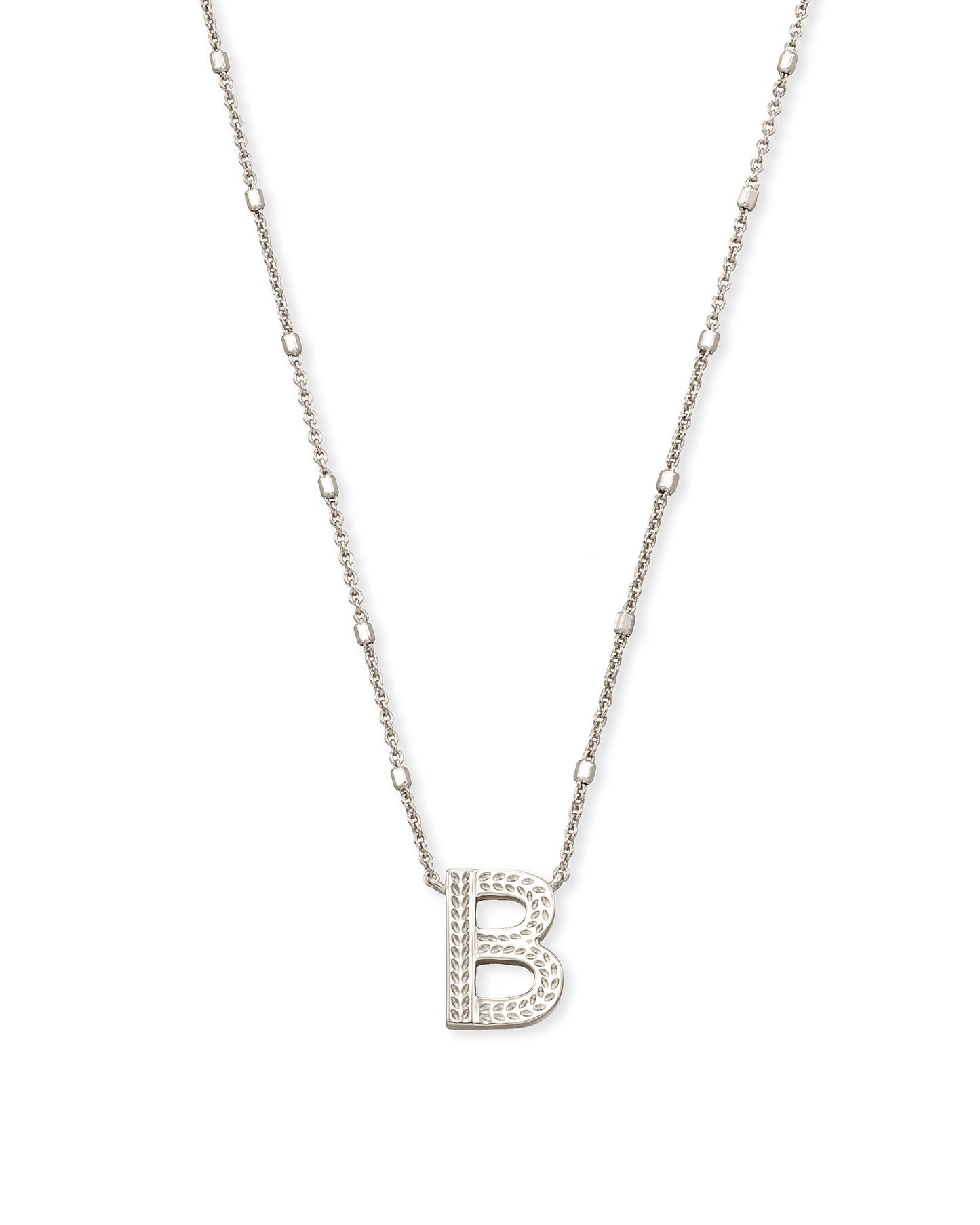 Letter Necklace | Silver