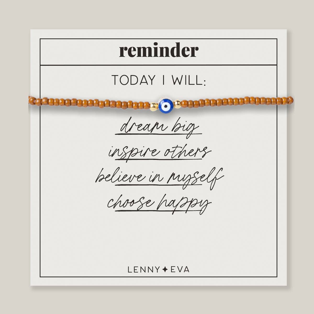 Maggie Bracelet | Evil Eye Cinnamon