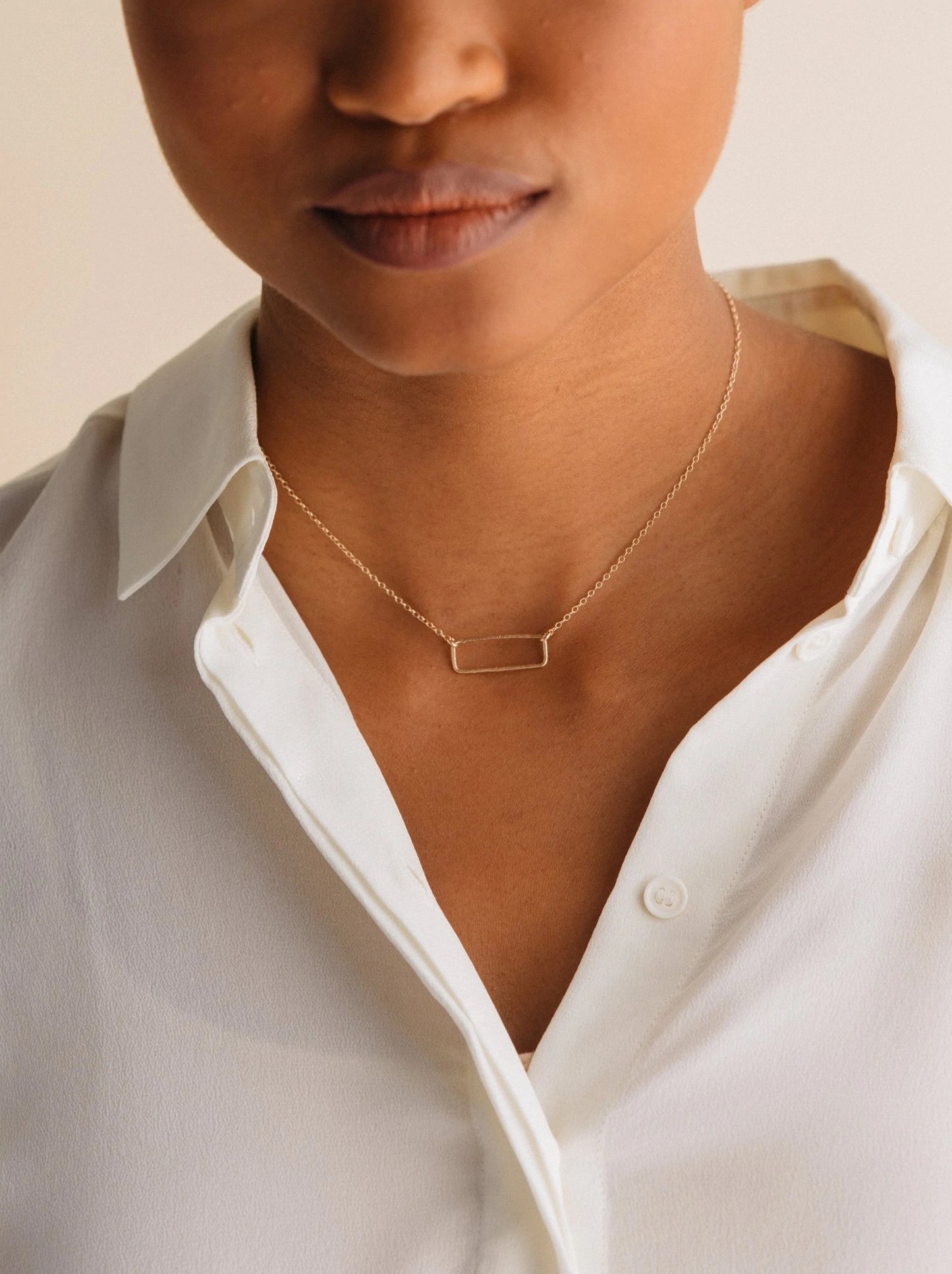 Floating Shape Necklace