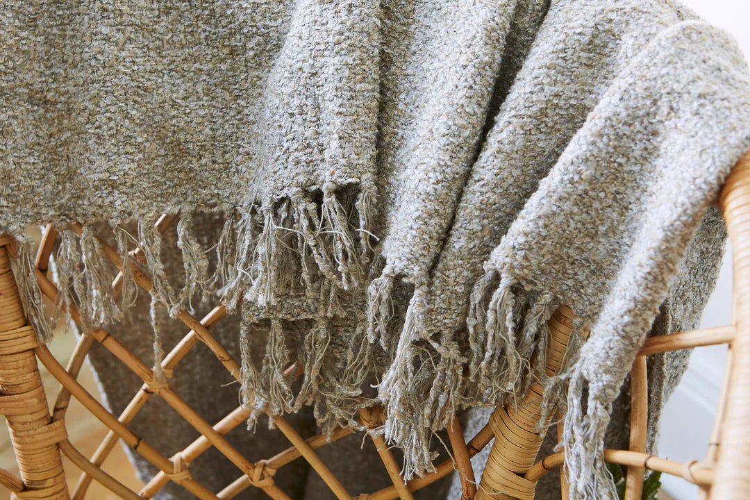 Scandanavia Marled Yarn Throw/Blanket
