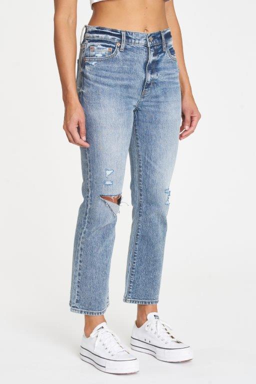 Shy Girl High Rise Crop Flare | Deep Dive