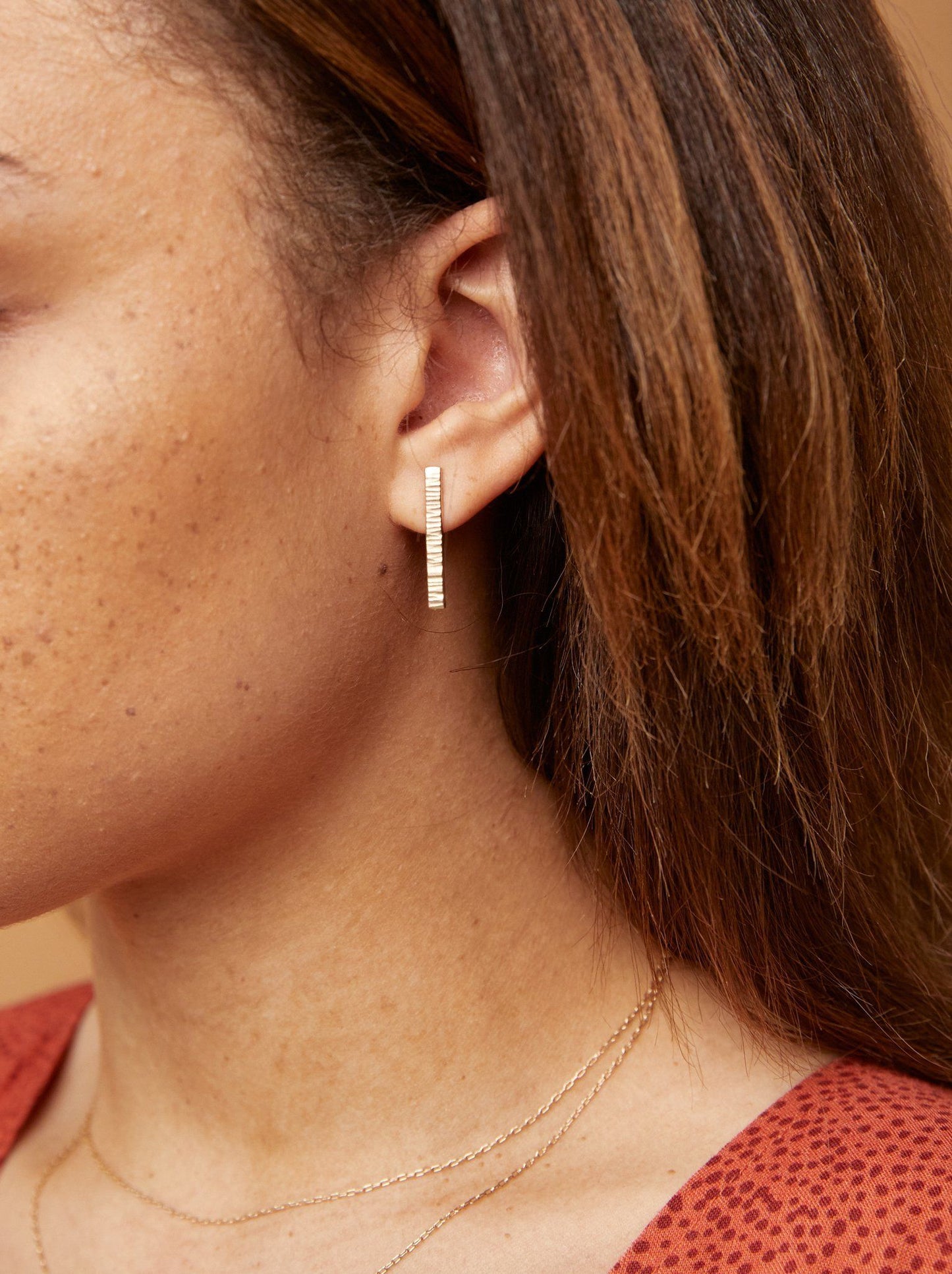 Luxe Beam Stud Earrings