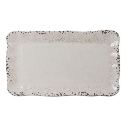 Veranda Melamine Platter | Ivory