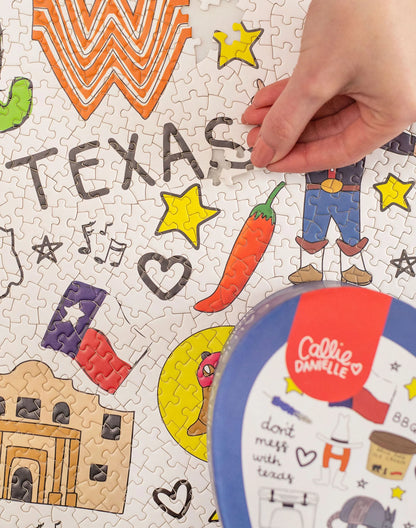 Love For Texas 1,000 Piece Jigsaw Puzzle
