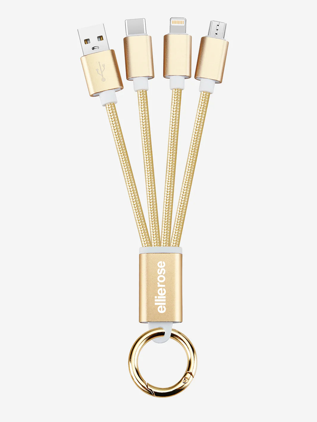 3-in-1 Charging Cable Keychain