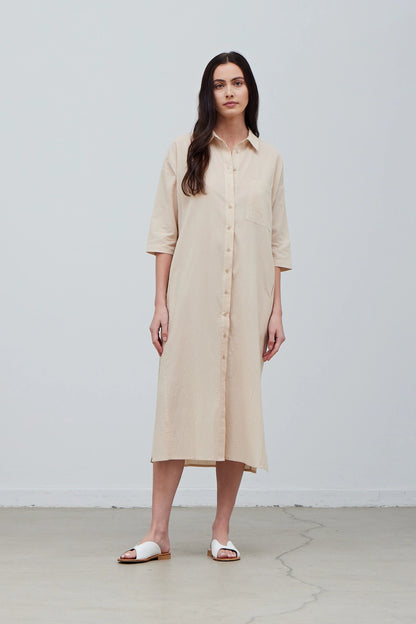 Cotton Shirt Dress