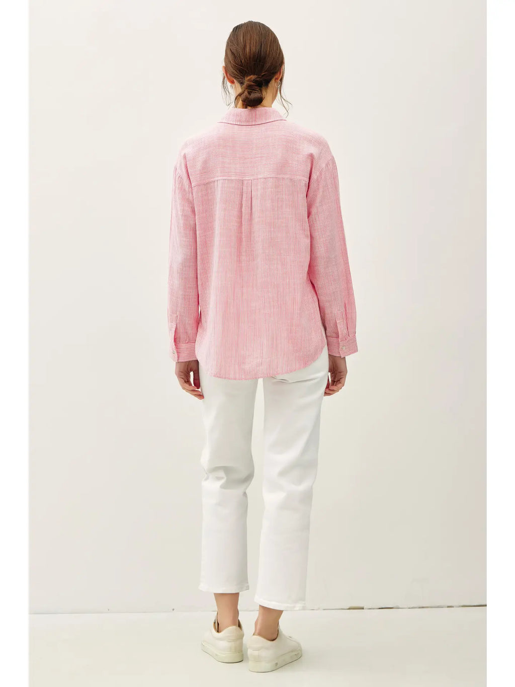 Pinstripe Button Down Shirt