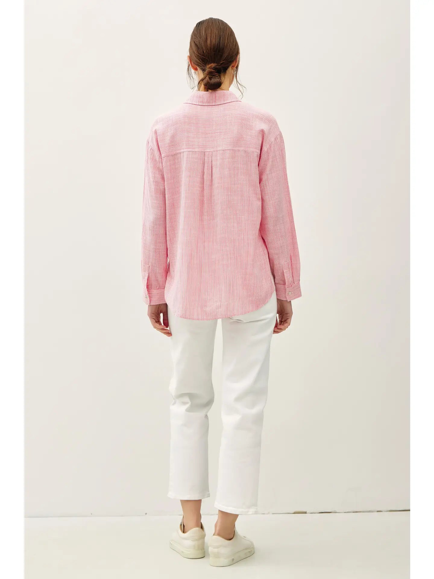 Pinstripe Button Down Shirt