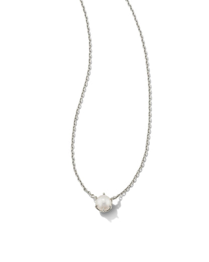 Ashton Pearl Necklace | Silver