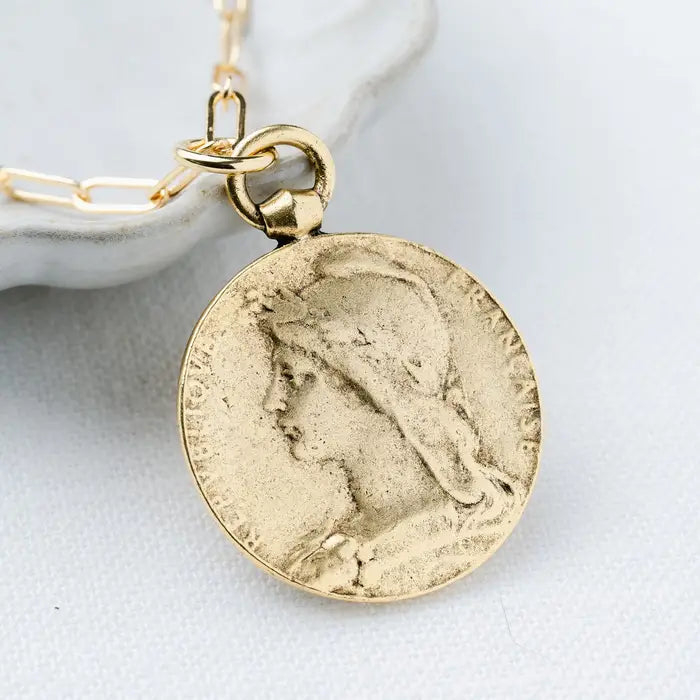 Athena Coin Necklace