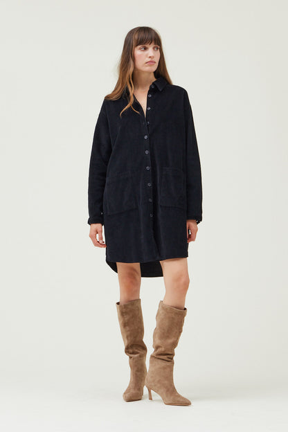 Corduroy Shirt Dress