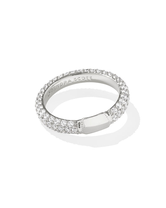 Emery Silver Band Ring