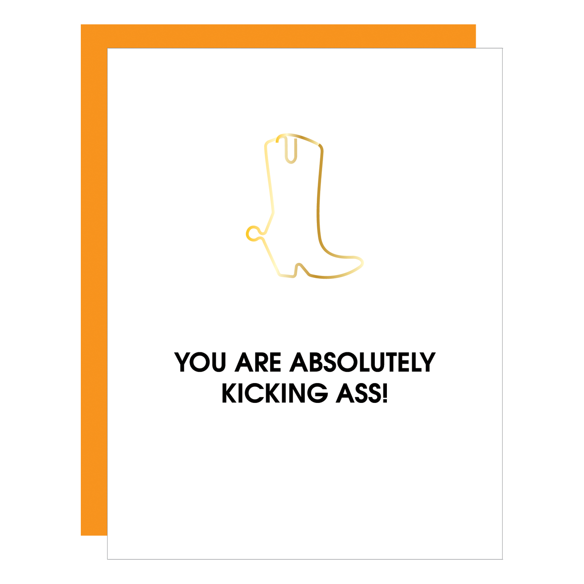 You Are Absolutely Kicking A** Paperclip Card