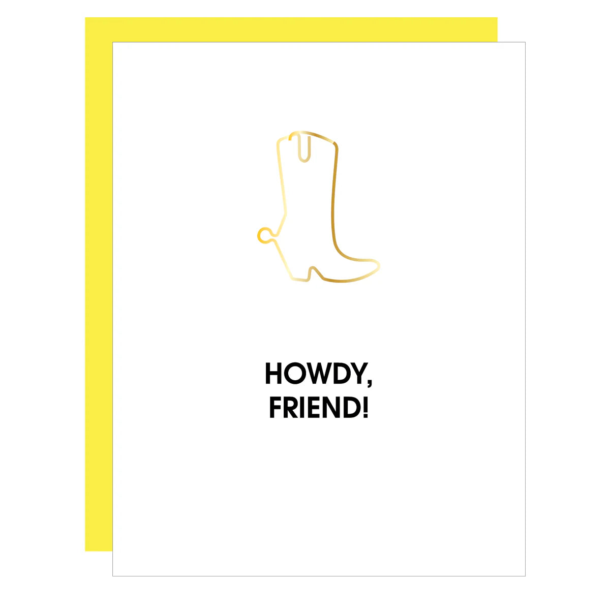 Howdy Friend Paperclip Card