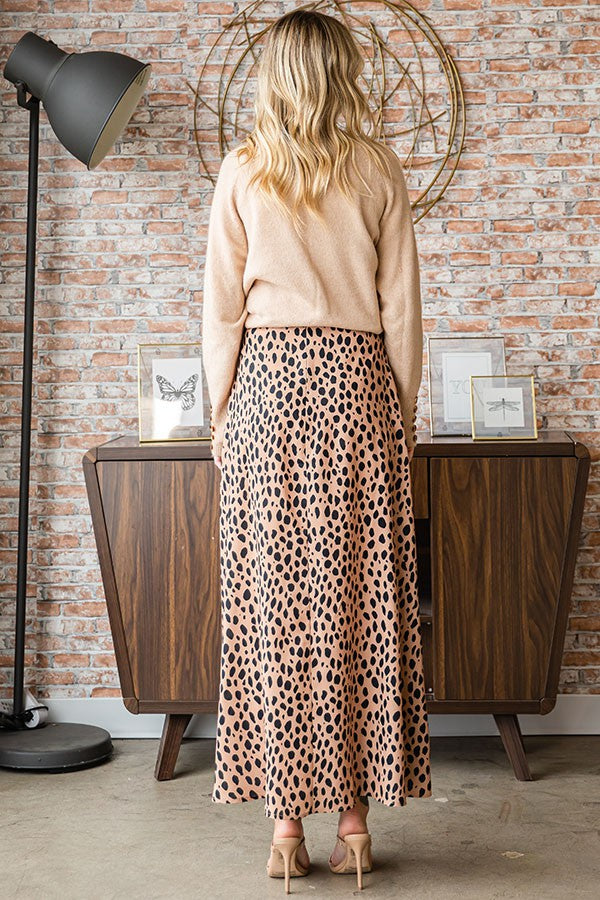 Plus | Ditsy Dot Skirt