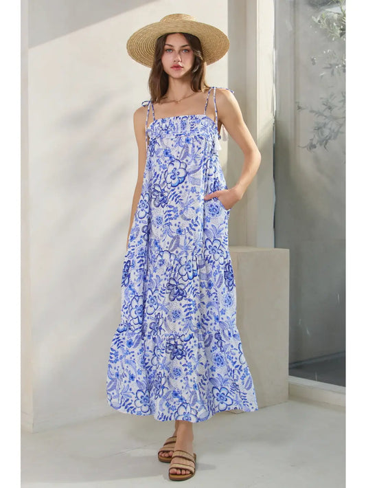 Plus | Summer Resort Printed Sundress