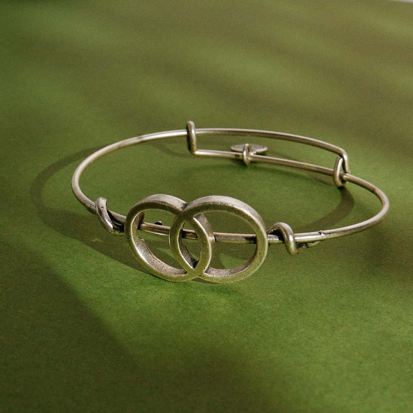 Vesica Piscis Symbol Wrap Bangle