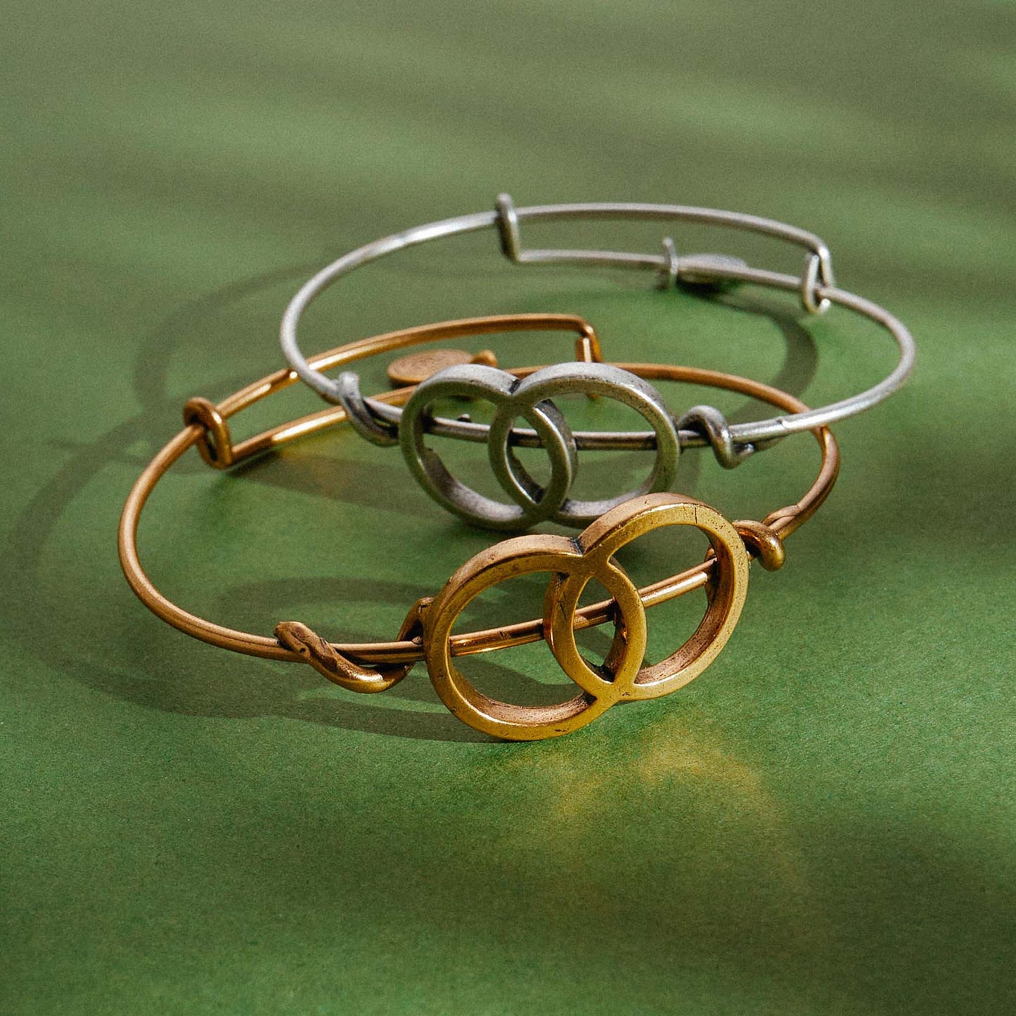 Vesica Piscis Symbol Wrap Bangle