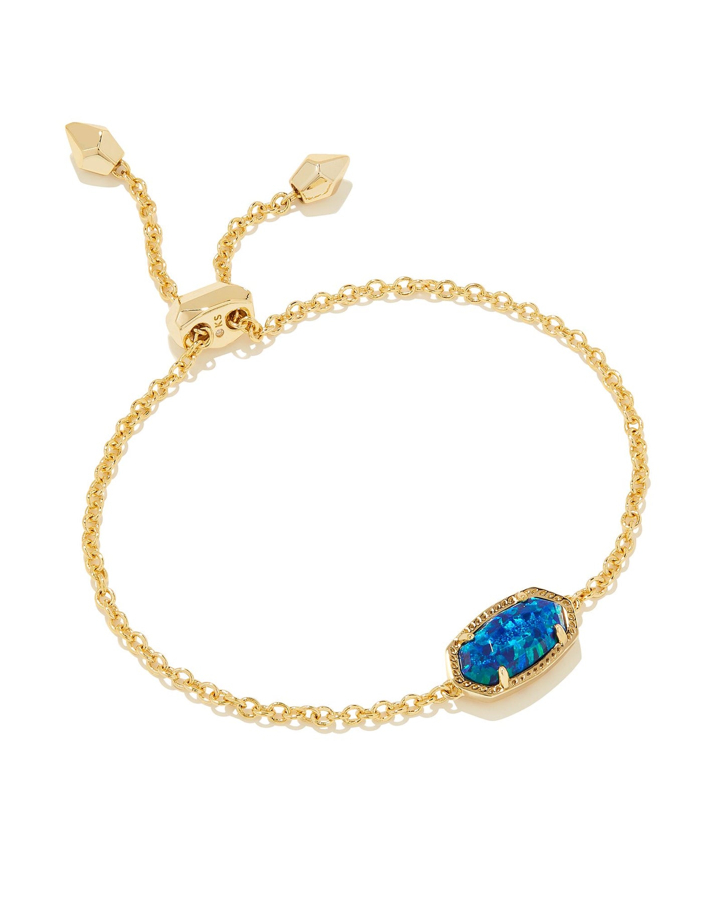 Elaina Bracelet | Gold Cobalt Blue Opal