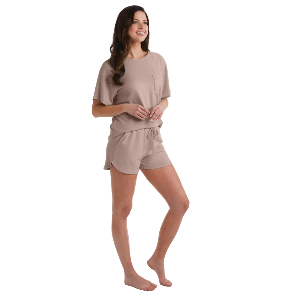 Dream Slouchy Tee Top with Shorts Lounge Set | Coco