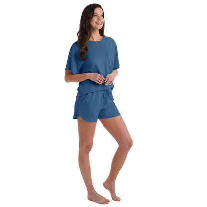 Dream Slouchy Tee Top with Shorts Lounge Set | Spring Lake