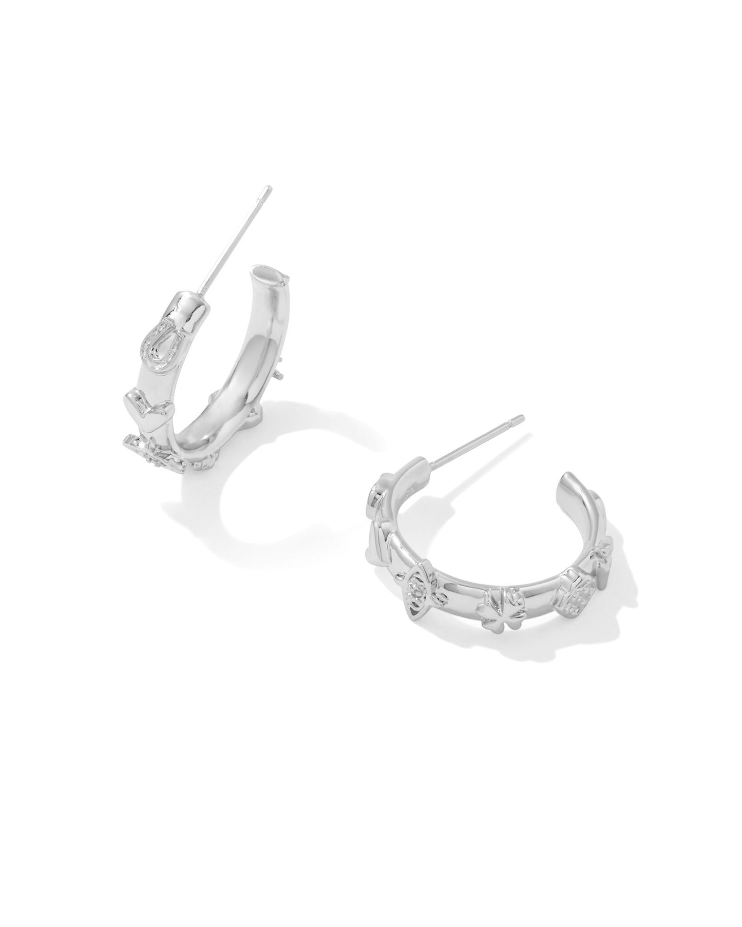 Beatrix Small Hoop Earrings | Silver