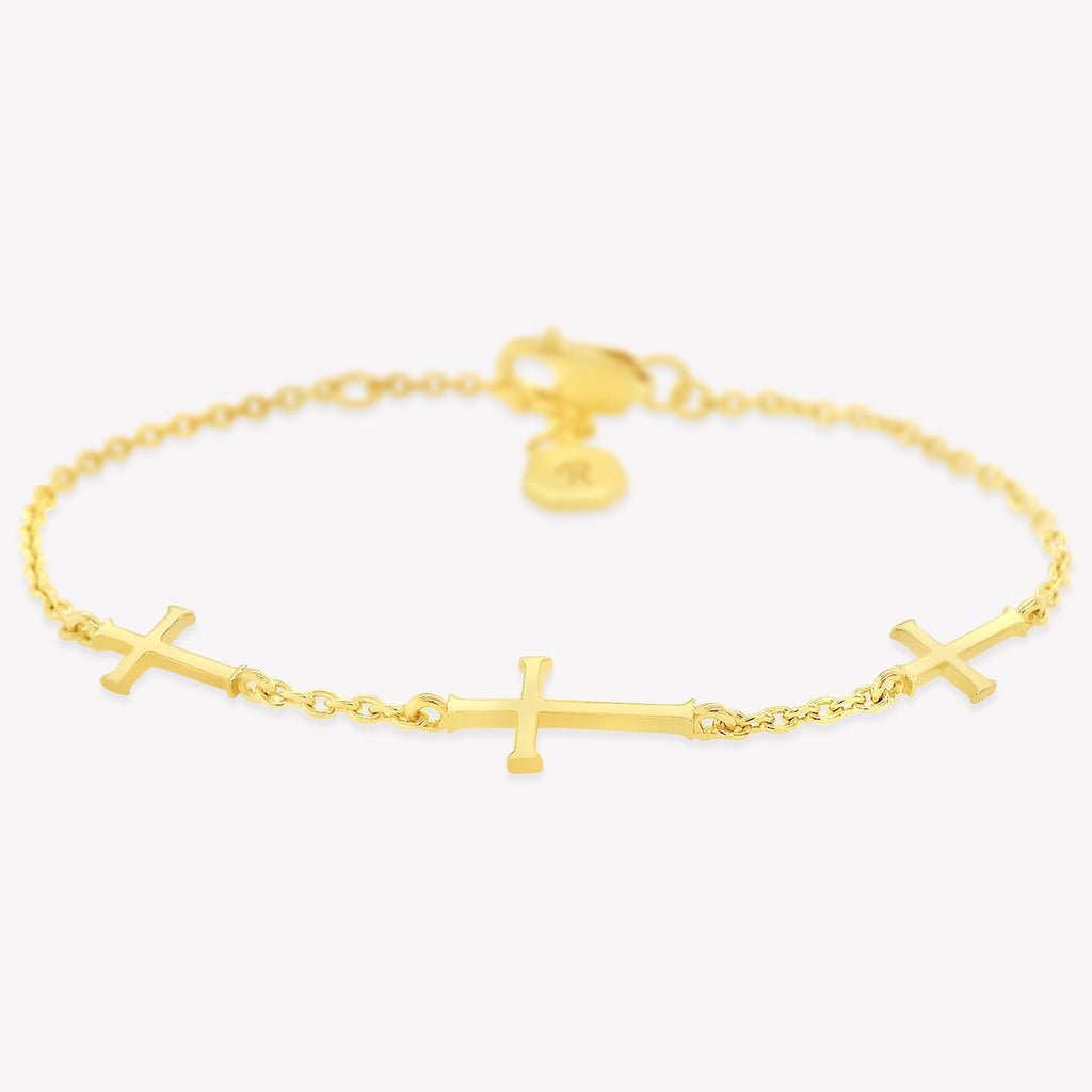 Calvary Cross Bracelet 6.7"