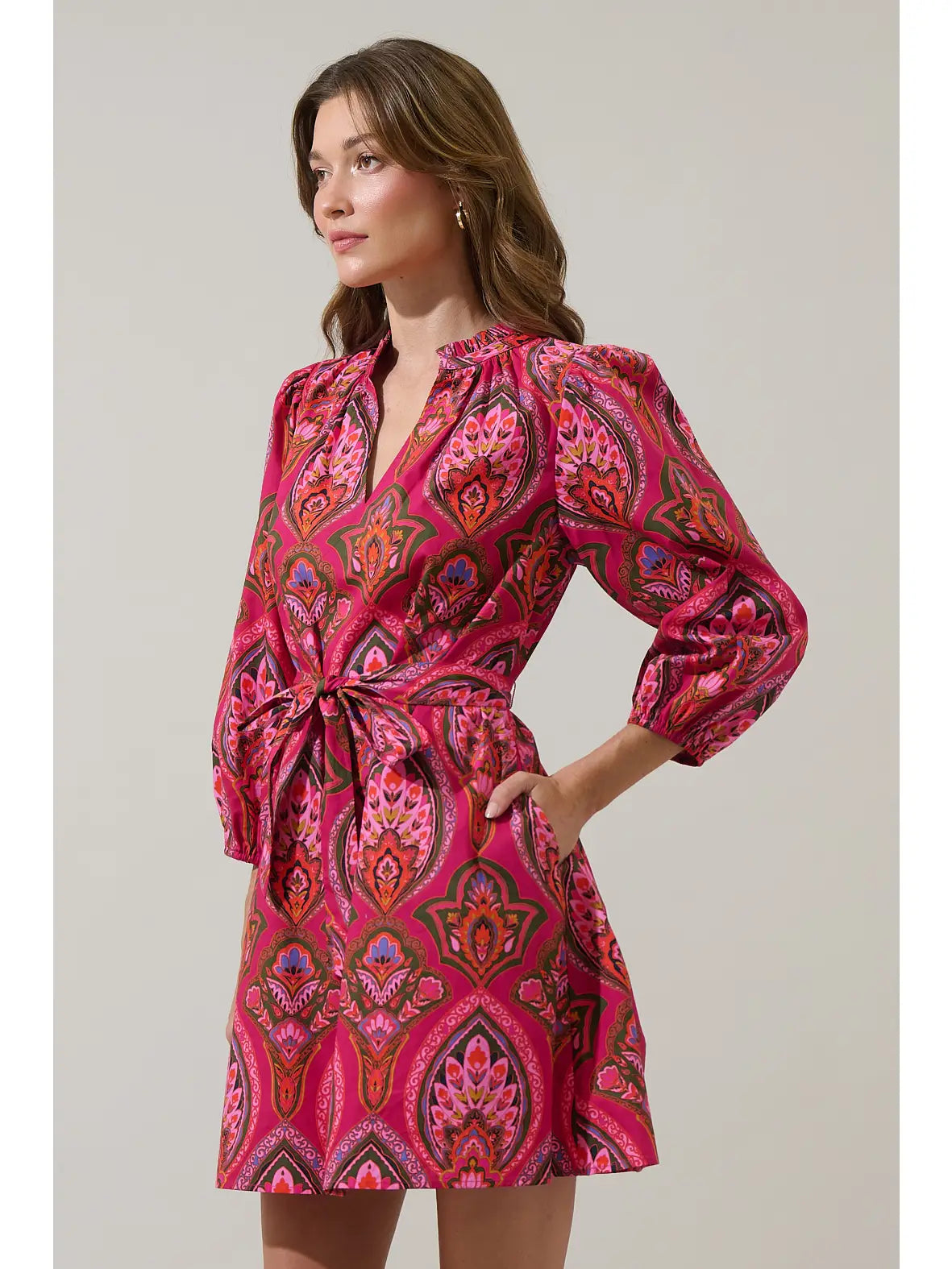 Azura Floral Eira Poplin Mini Dress