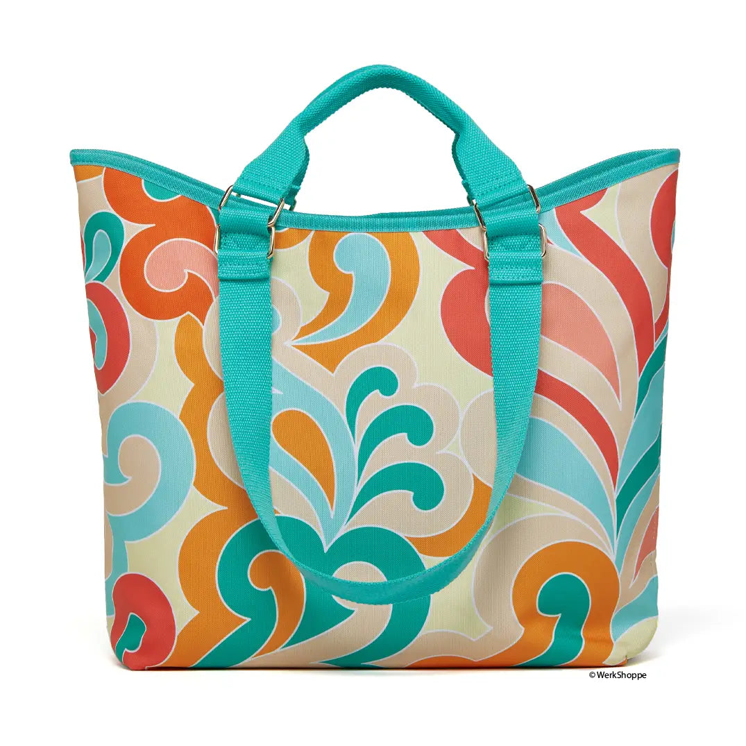 Paisley Pop Pool and Beach Tote Bag