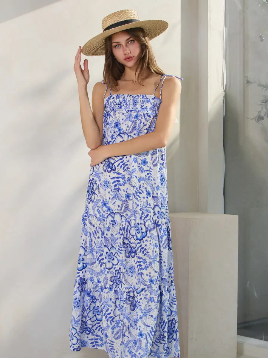 Plus | Summer Resort Printed Sundress