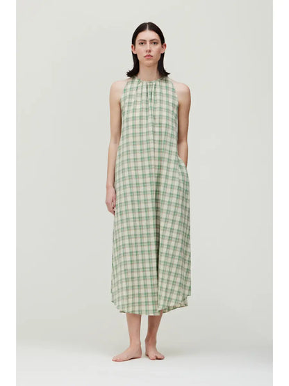 Cotton Plaid Dress