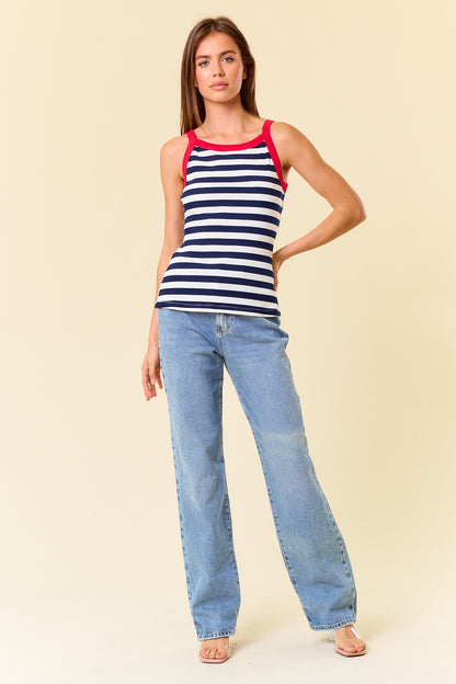 4TH of July Stripe Tank