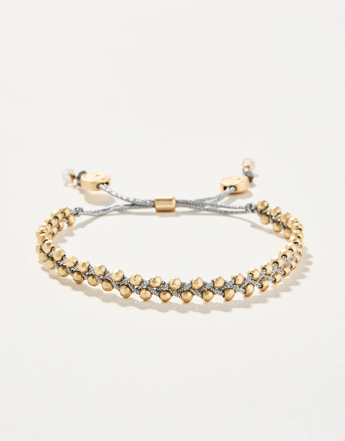 Friendship Bracelet Metallic Silver & Gold Beads