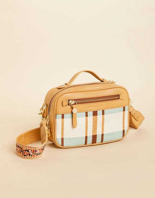 Ellie Crossbody Kalalanta Plaid Cream