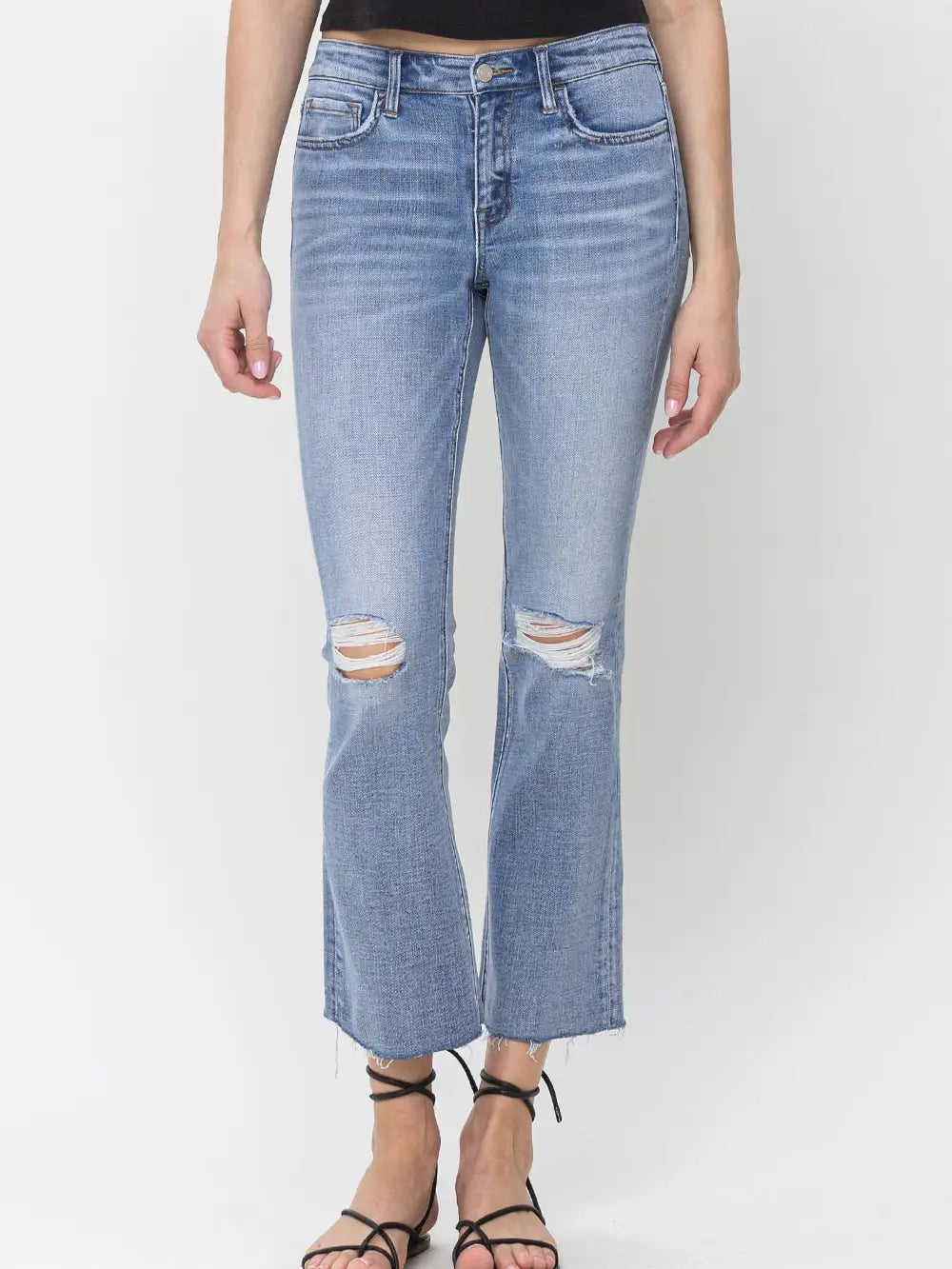 Mid-Rise Kick Flare Jean – Patch Co