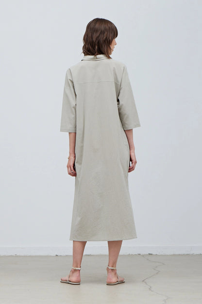 Cotton Shirt Dress