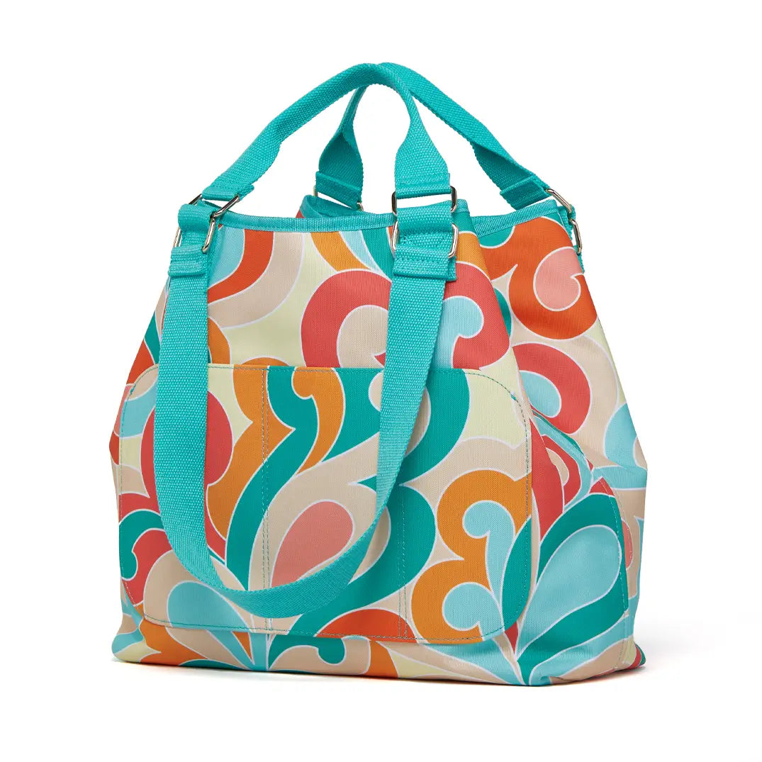 Paisley Pop Pool and Beach Tote Bag