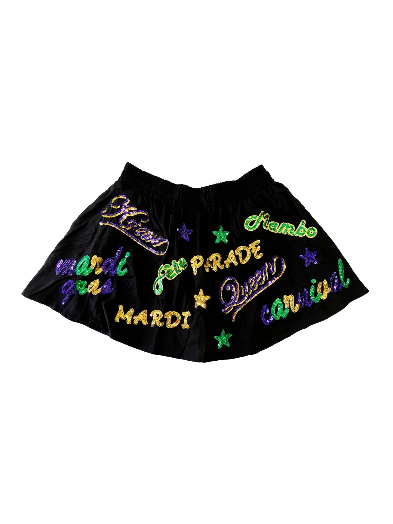 Mardi Gras Explosion Skort