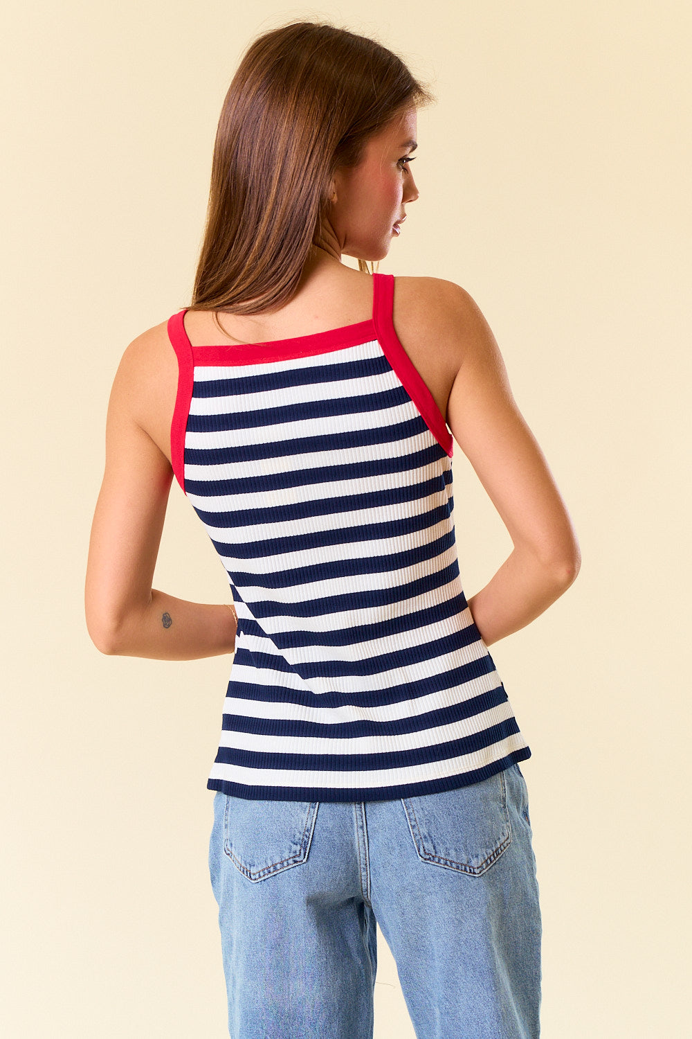 4TH of July Stripe Tank