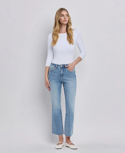 High Rise Kick Flare Jeans