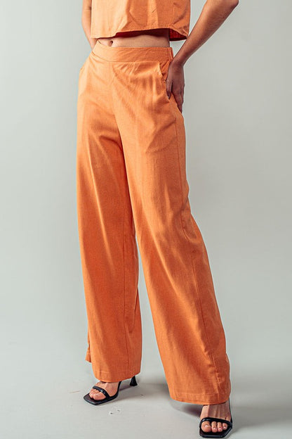 Premium Wide Legged Linen Pants