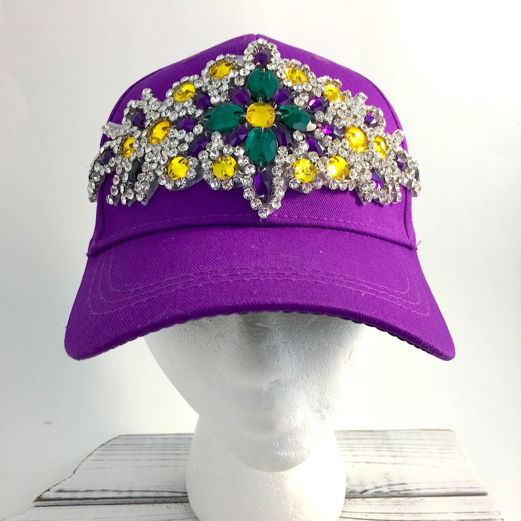 Mardi Gras Sparkle Baseball Cap
