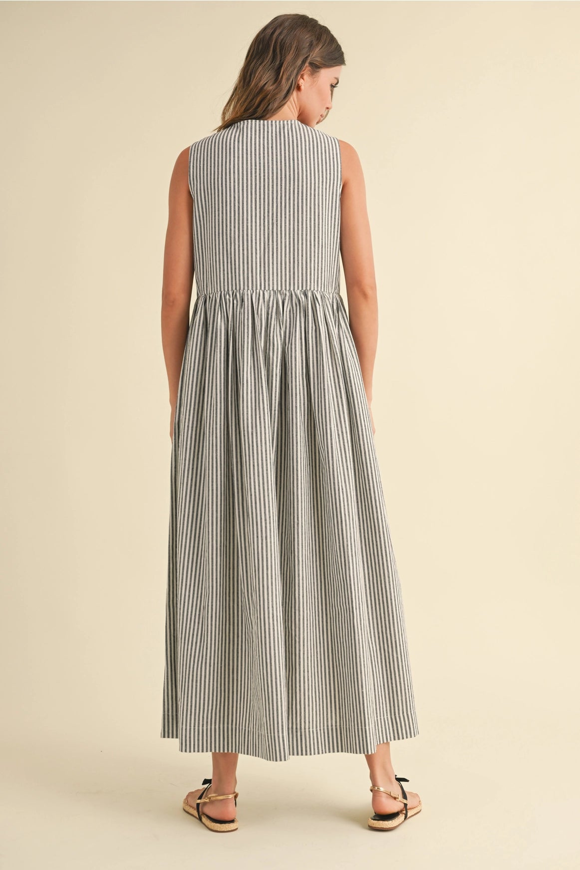 Tie Front Dress With Bow