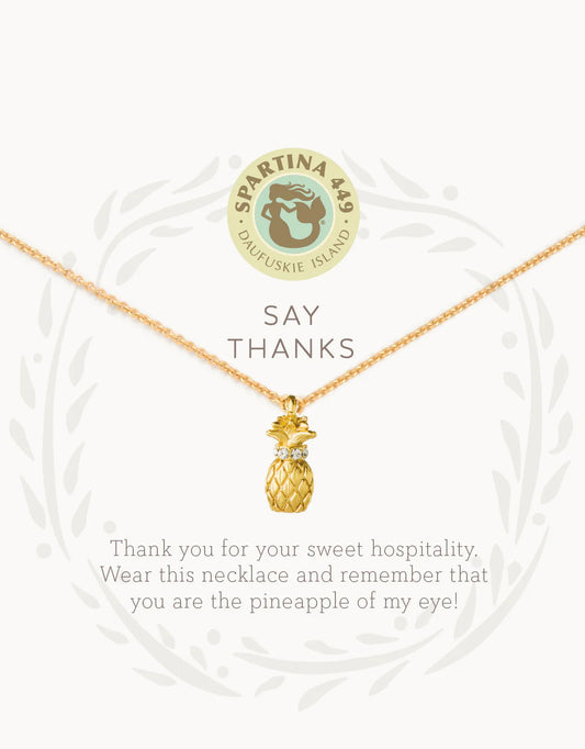 Sea La Vie Necklace | Thanks/Pineapple