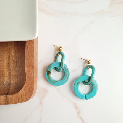 Cora Earrings | Turquoise