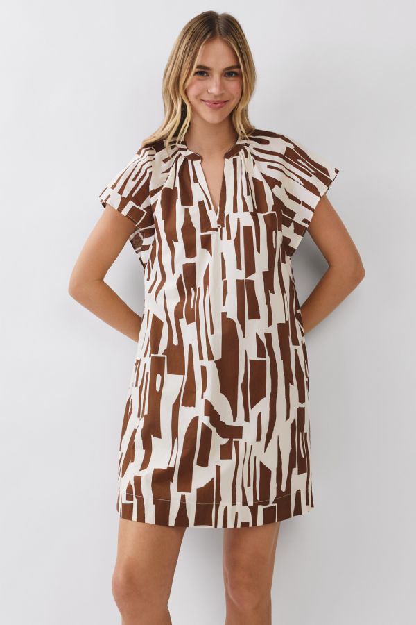 Print Mini Tunic Dress