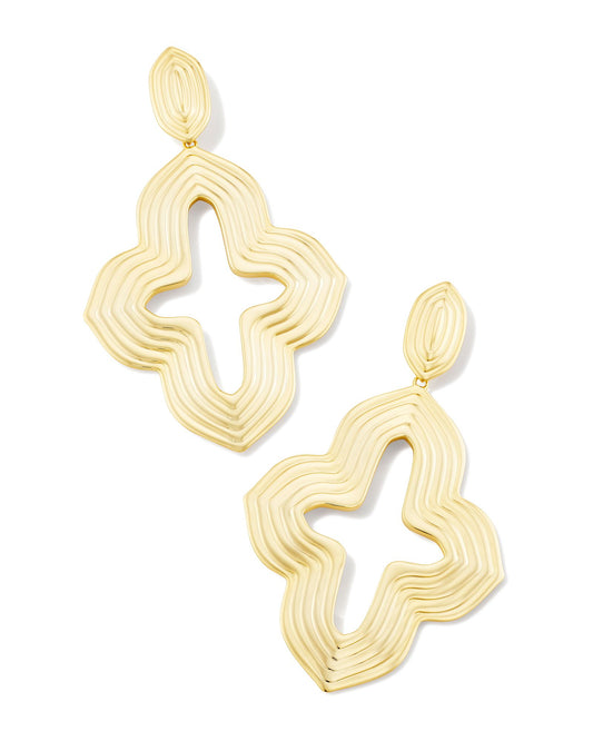 Abbie Statement Earrings | Gold