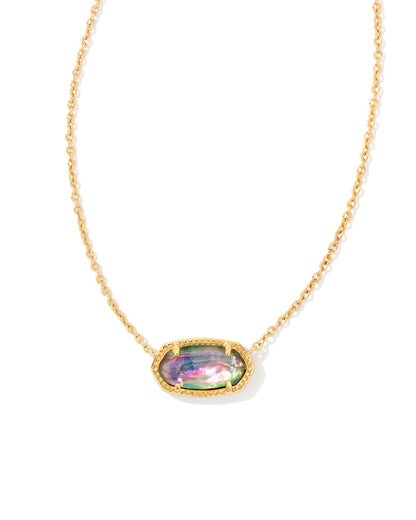 Elisa Necklace | Gold & Lilac Abalone